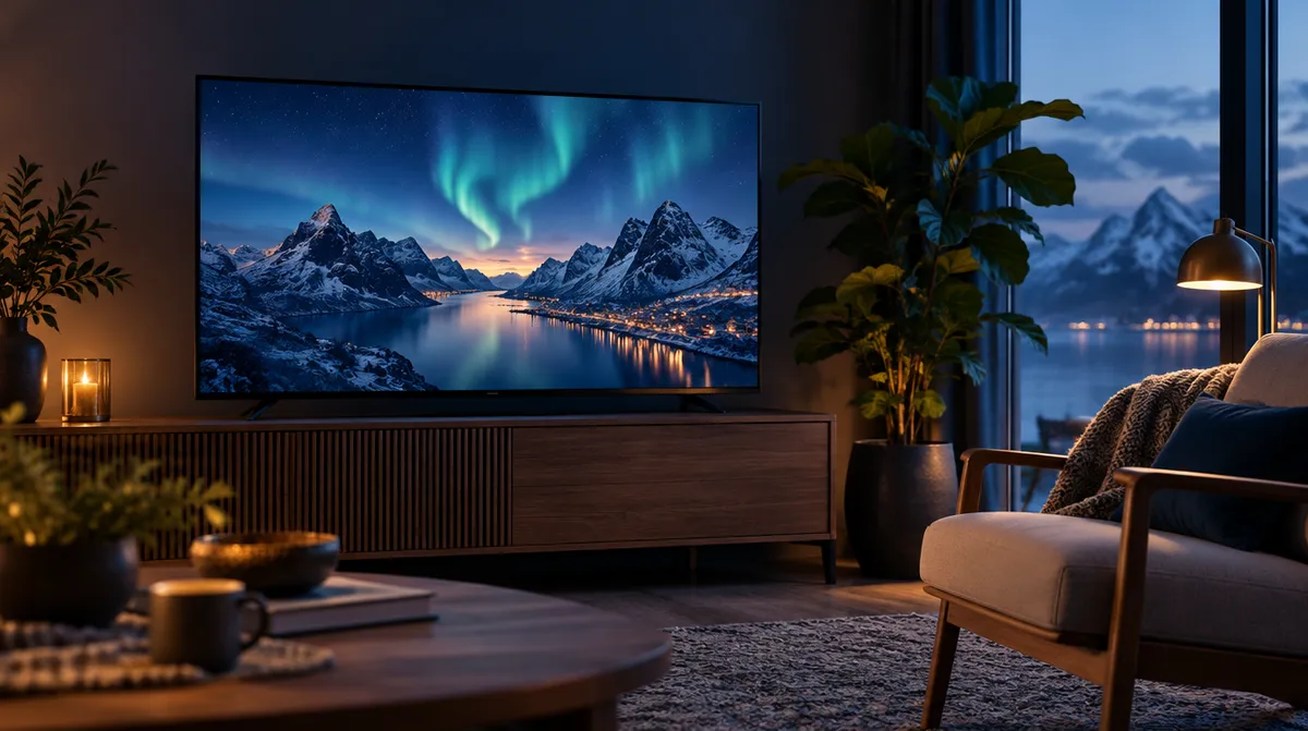 Naturdokumentär med norrsken på tv via IPTV