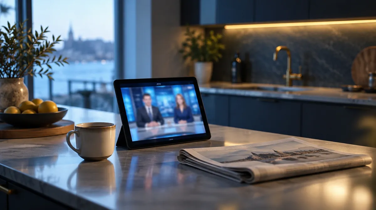 Nyheter på surfplatta i köket via IPTV