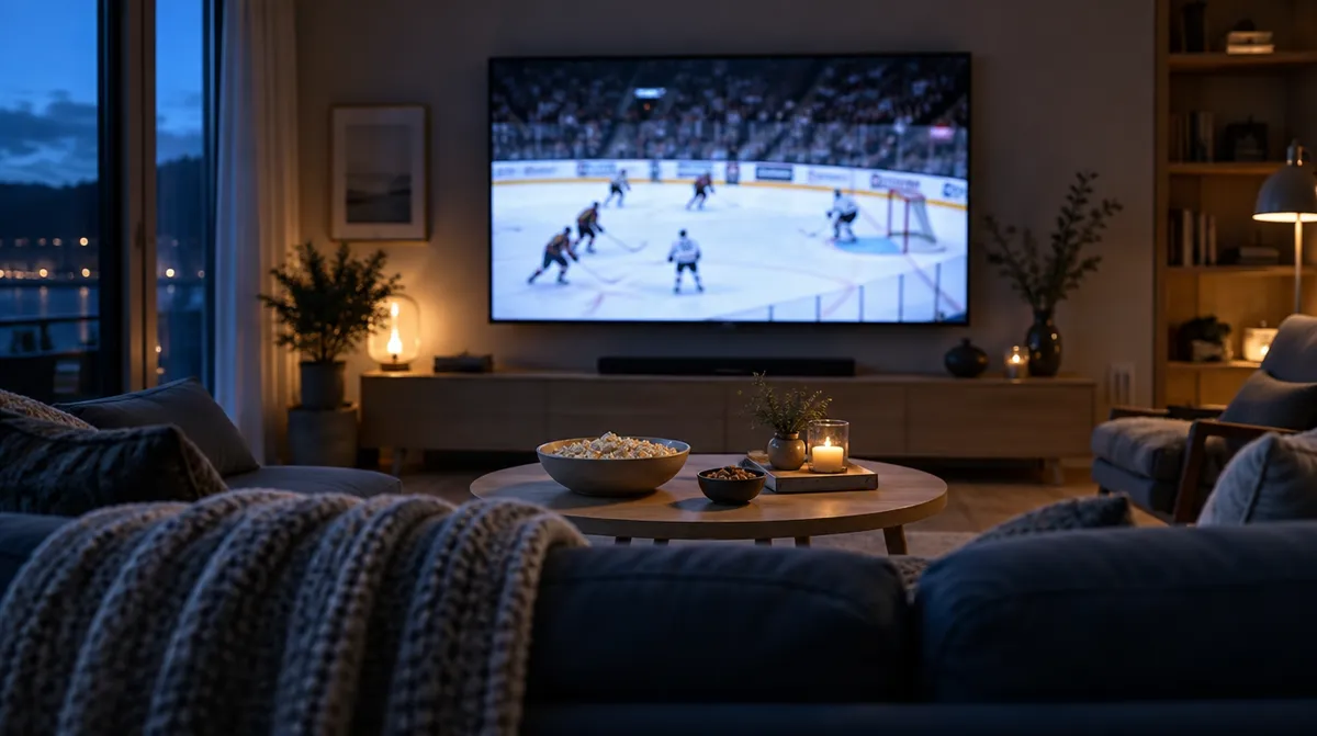 Live hockey på tv i vardagsrummet via IPTV